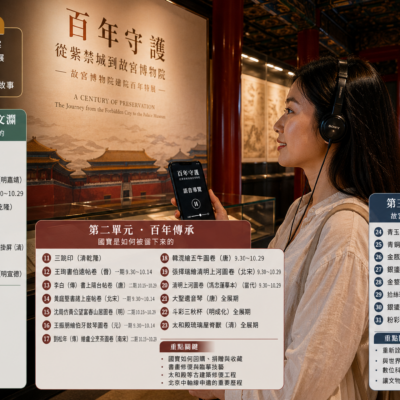 故宮午門百年特展｜跟著語音導覽，看懂百年故宮最重要的國寶故事