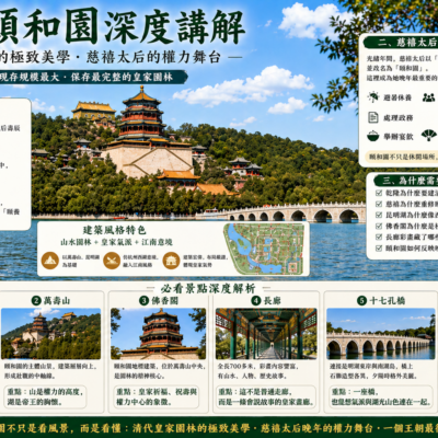 北京頤和園深度講解｜慈禧太后的後花園，藏著晚清最後的權力舞台