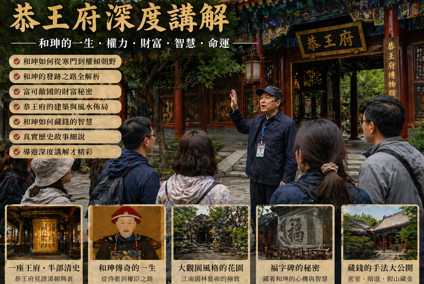 北京恭王府深度講解｜比故宮還精彩，和珅的發財之道全公開